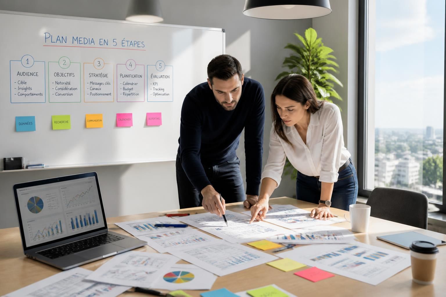 découvrez comment construire un plan média efficace grâce à notre méthode en 5 étapes simples, accompagnée d'un exemple concret pour optimiser votre stratégie de communication.