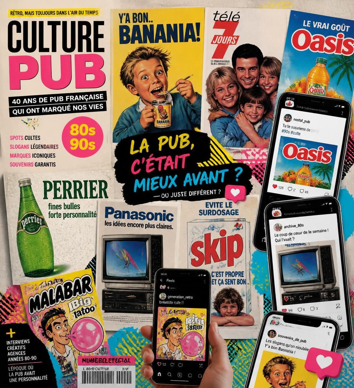 découvrez 'il était une pub', le compte qui ravive et dépoussière la mémoire publicitaire française avec nostalgie et originalité.