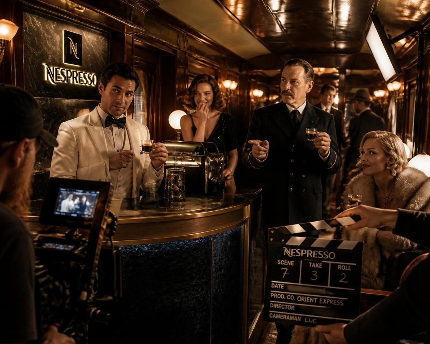 découvrez la saga publicitaire de nespresso mettant en scène les célèbres acteurs george clooney, audrey lamy et eva longoria, et revivez leurs moments iconiques.